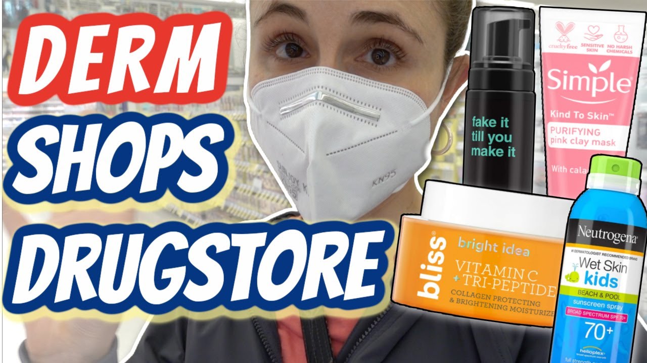 Dermatologist shop with me DRUGSTORE SKIN CARE| Dr Dray