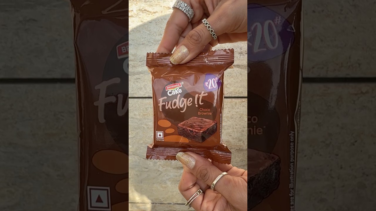 Britannia Brownie Chocolate Cake #unboxing #brownie #mohali #shop #shorts