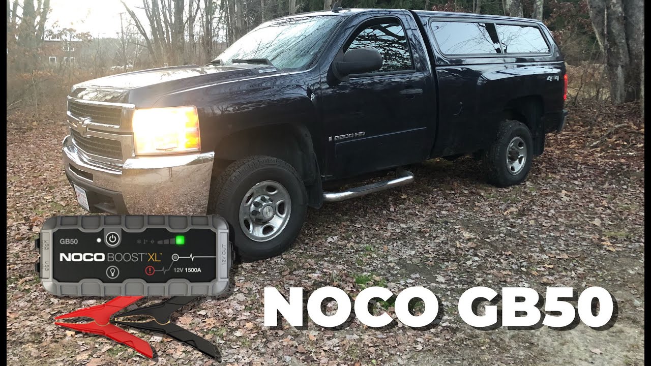 Noco GB50 Jump Starts Big V8 Truck