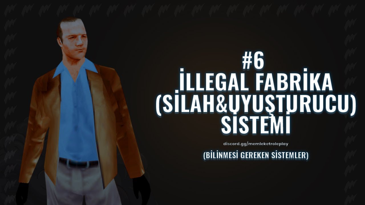 Silah & Uyuşturucu Üretme Fabrika Sistemi V1 #5 - Memleket Roleplay