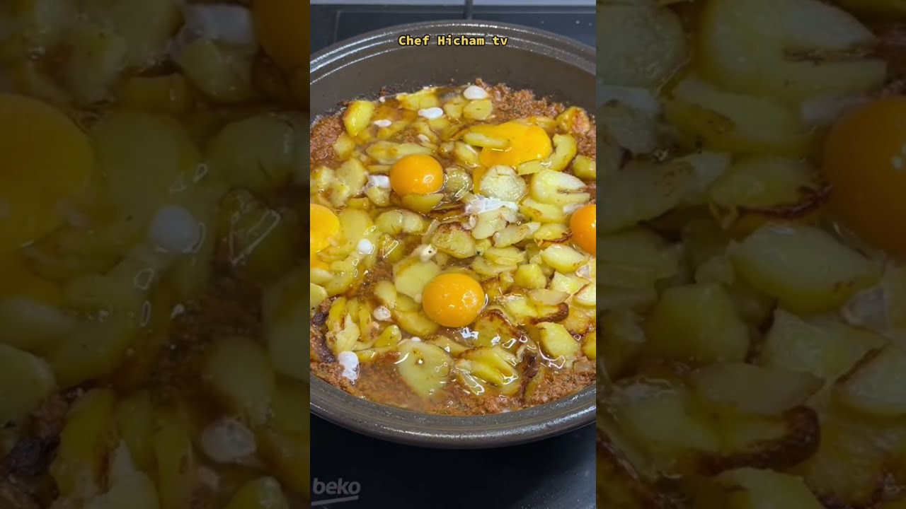 وجبة فطور بنينة بزاف ضروري تجربها بالبطاطس و الكفتة متشبعوش منها