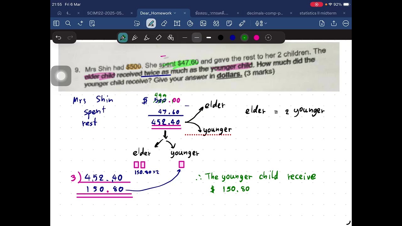 Decimals word problems and solutions_Math Grade 4