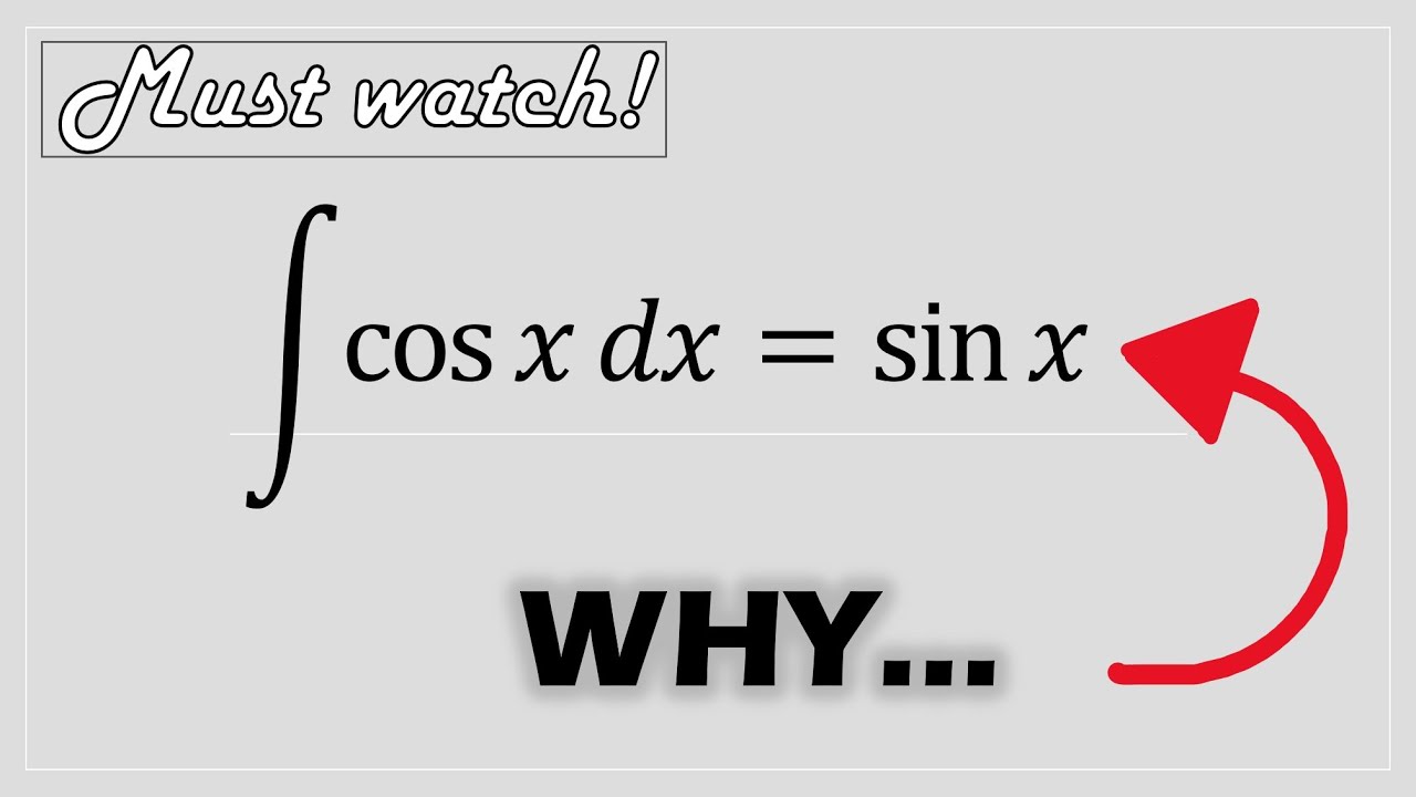 Integral cos(x) Proof