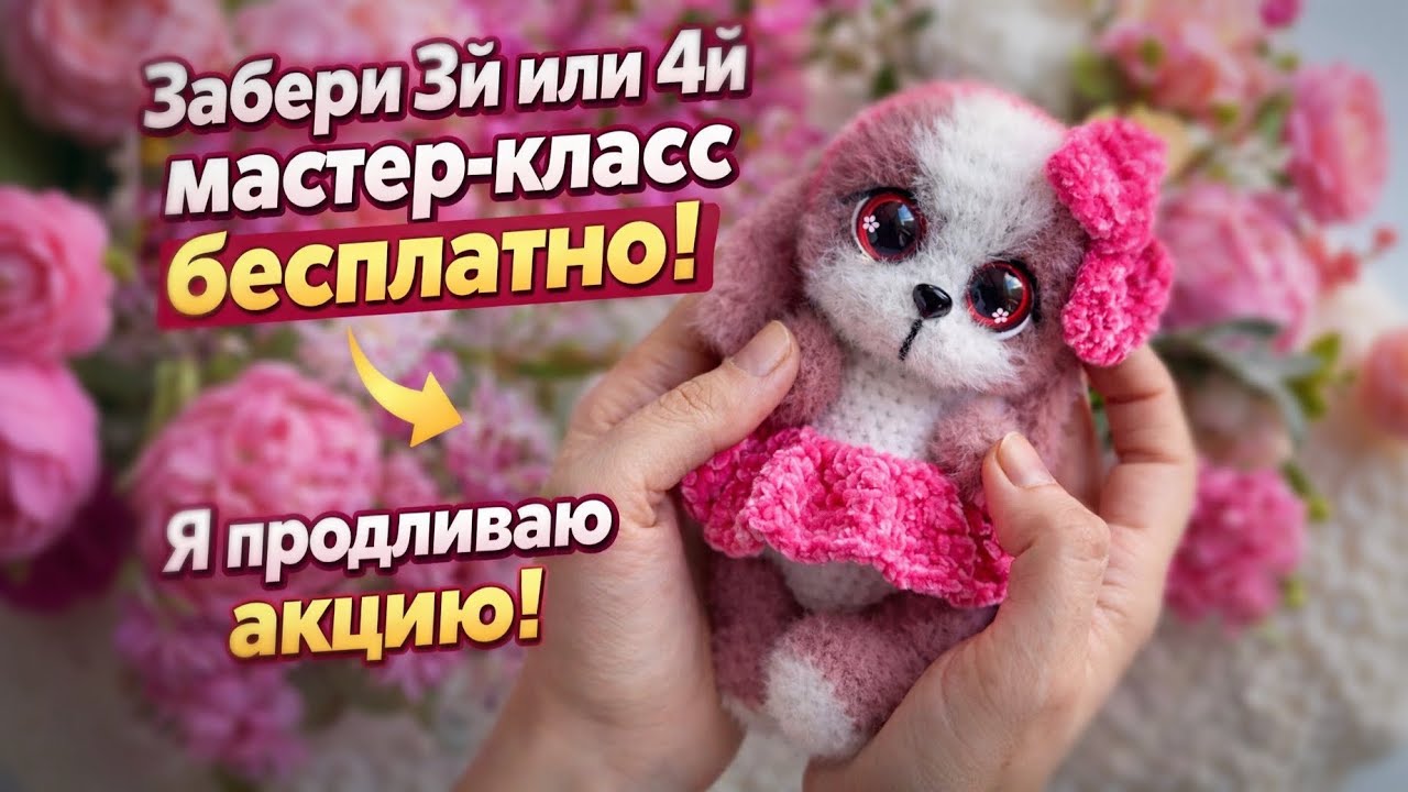 Забери 3й или 4й мастер-класс БЕСПЛАТНО!!💥🎁 я продливаю акцию.