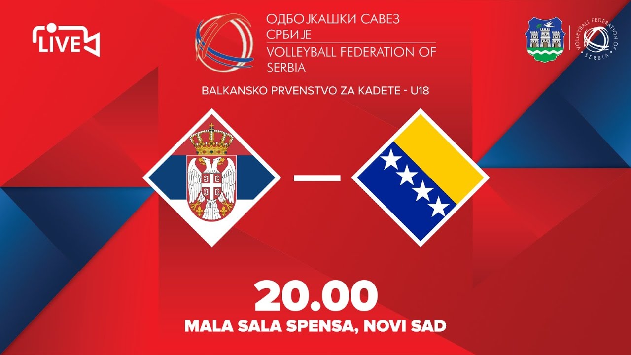 Serbia - Bosnia and Herzegovina, U18 Men Balkan Championship 2022
