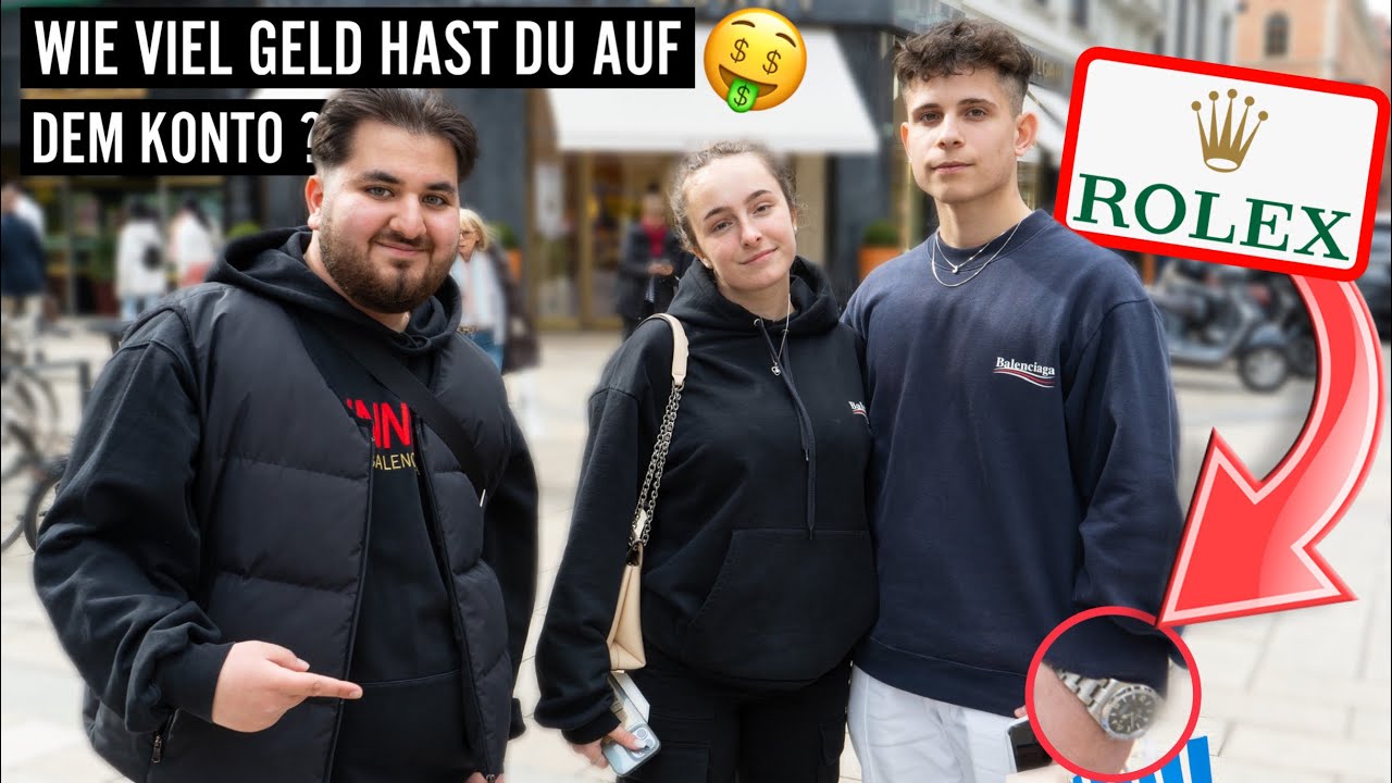 WIE VIEL GELD hast du auf dem KONTO ? 💸🔥| STREET UMFRAGE | MAHAN