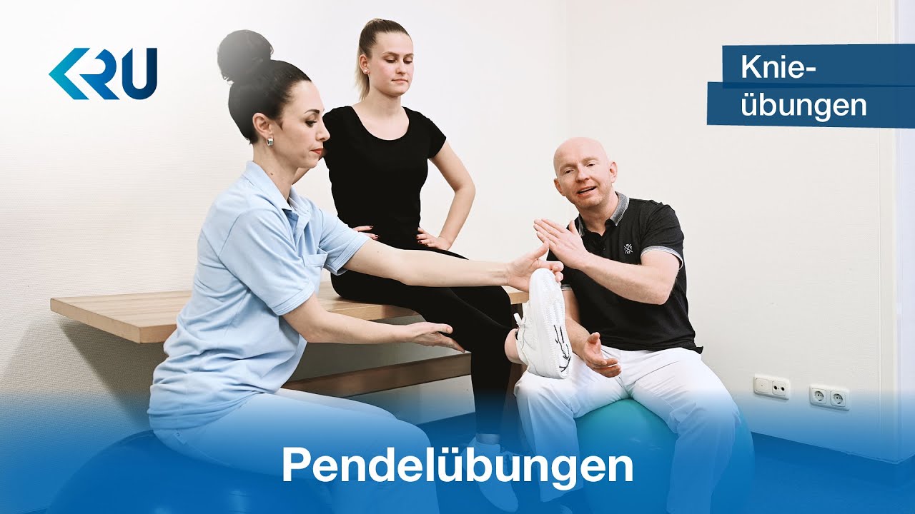 Pendelübungen | Nachbehandlung Knie | Kniezentrum Rummelsberg
