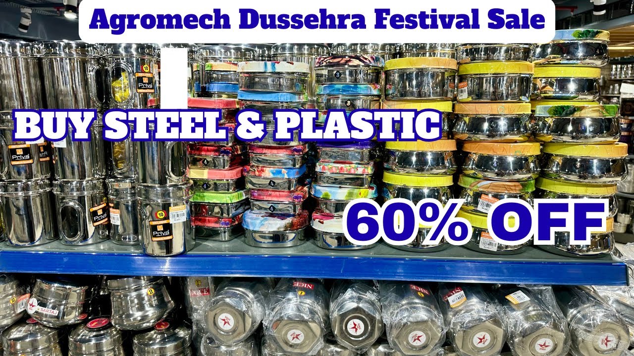 SANATHNAGAR AGROMECH HYDERABAD BIGGEST STEEL FACTORY || 60% OFF DUSSERHA FESTIVAL SALE 