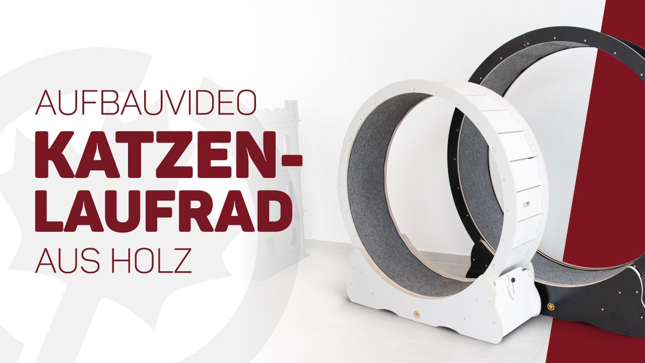 Aufbauvideo Katzenlaufrad Holz - Cat in Motion | Schritt-für-Schritt Anleitung @CanadianCatCompany