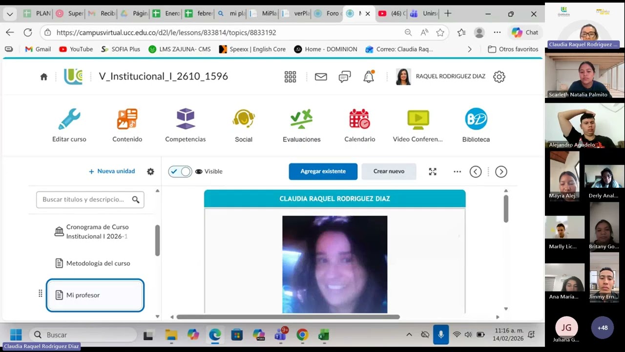 Grabación encuentro Momento 1 14022026