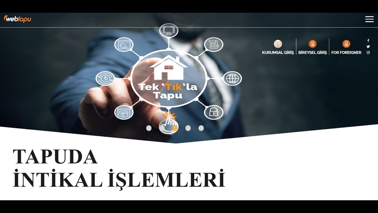 TAPUDA İNTİKAL İŞLEMLERİ