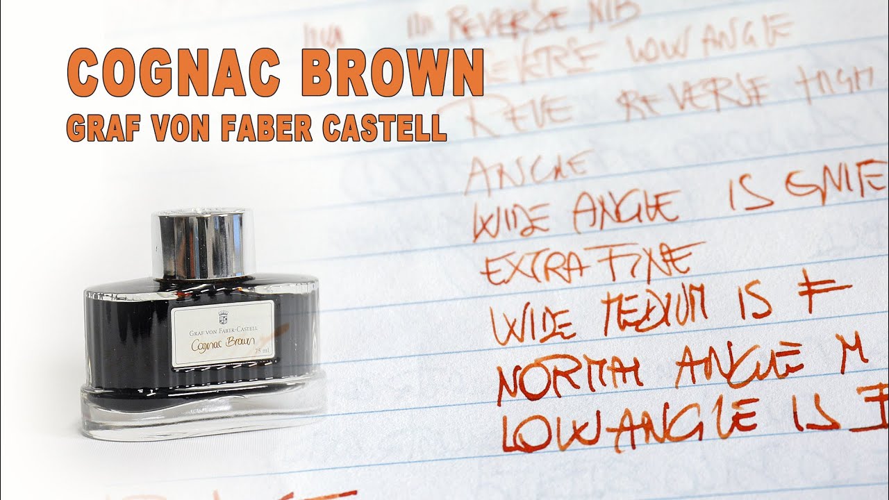 Inchiostro Cognac Brown di Graf Von Faber Castell - ink review