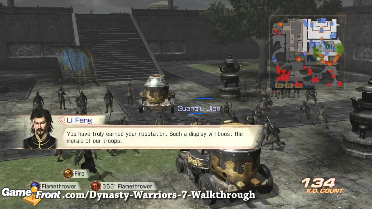 Dynasty Warriors 7 Walkthrough - PT 8 - Jin - Battle of Hefei Castle