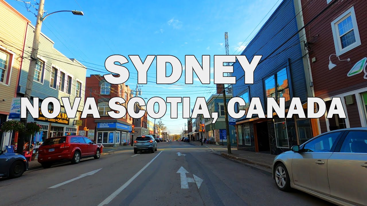 Sydney, Nova Scotia, Canada - Driving Tour 4K