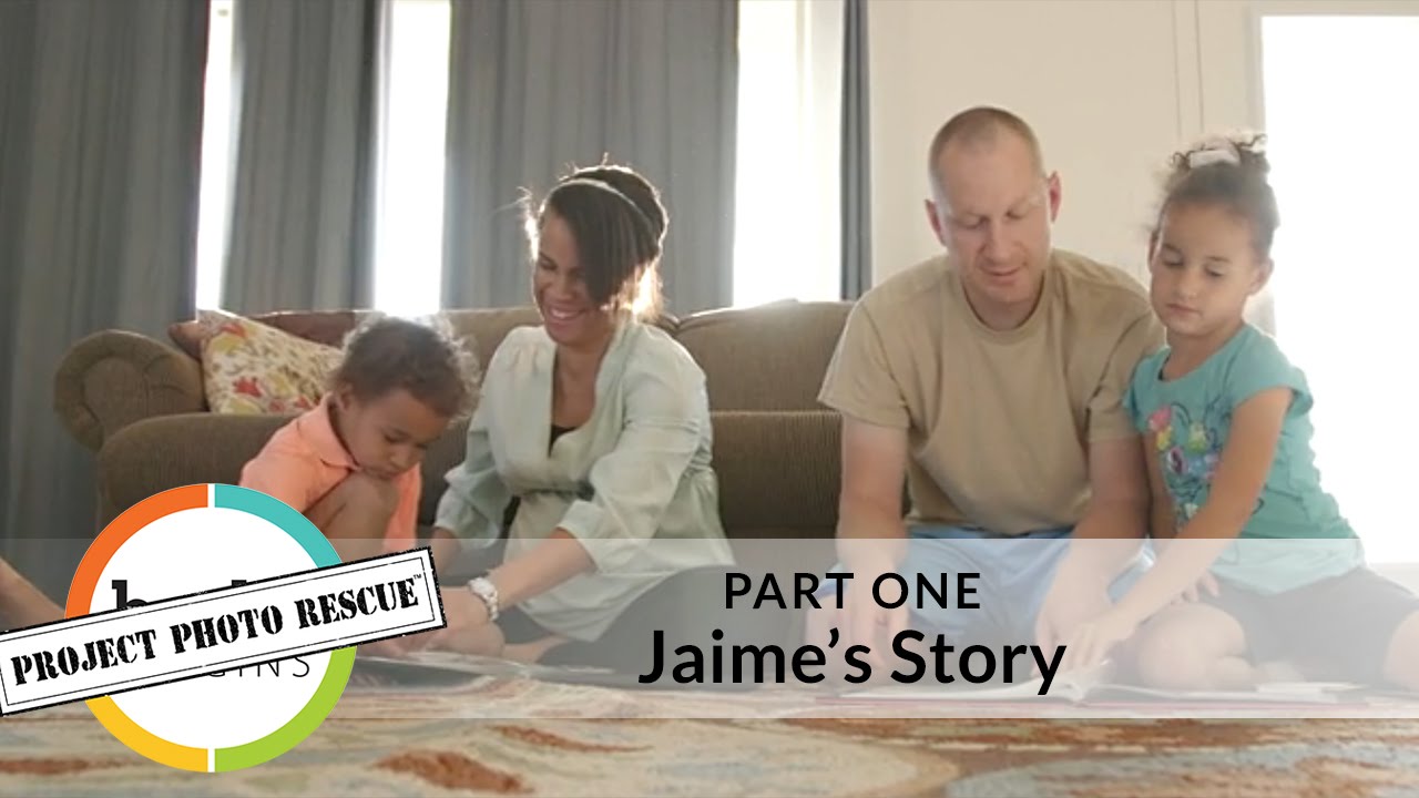 Part 1: Getting to know Jaime - Scrapbook Goals for a Military Wife