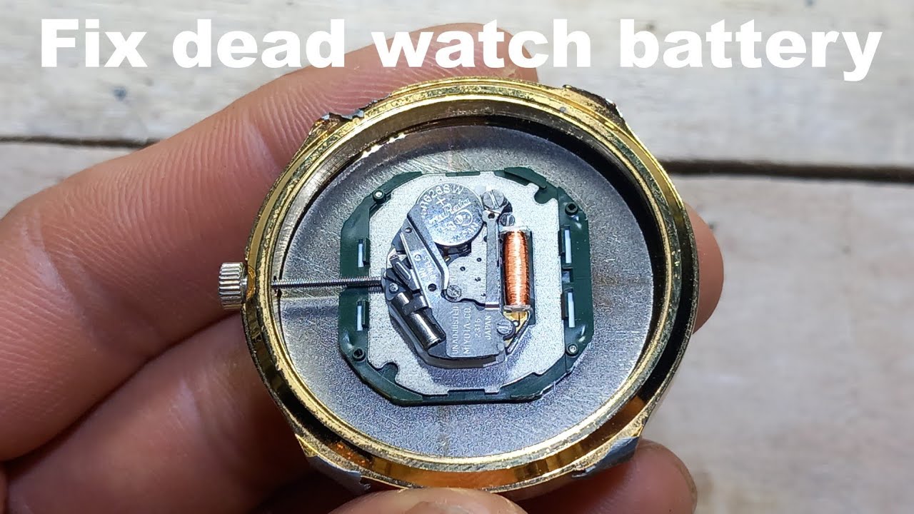 How to fix watch battery without replacement