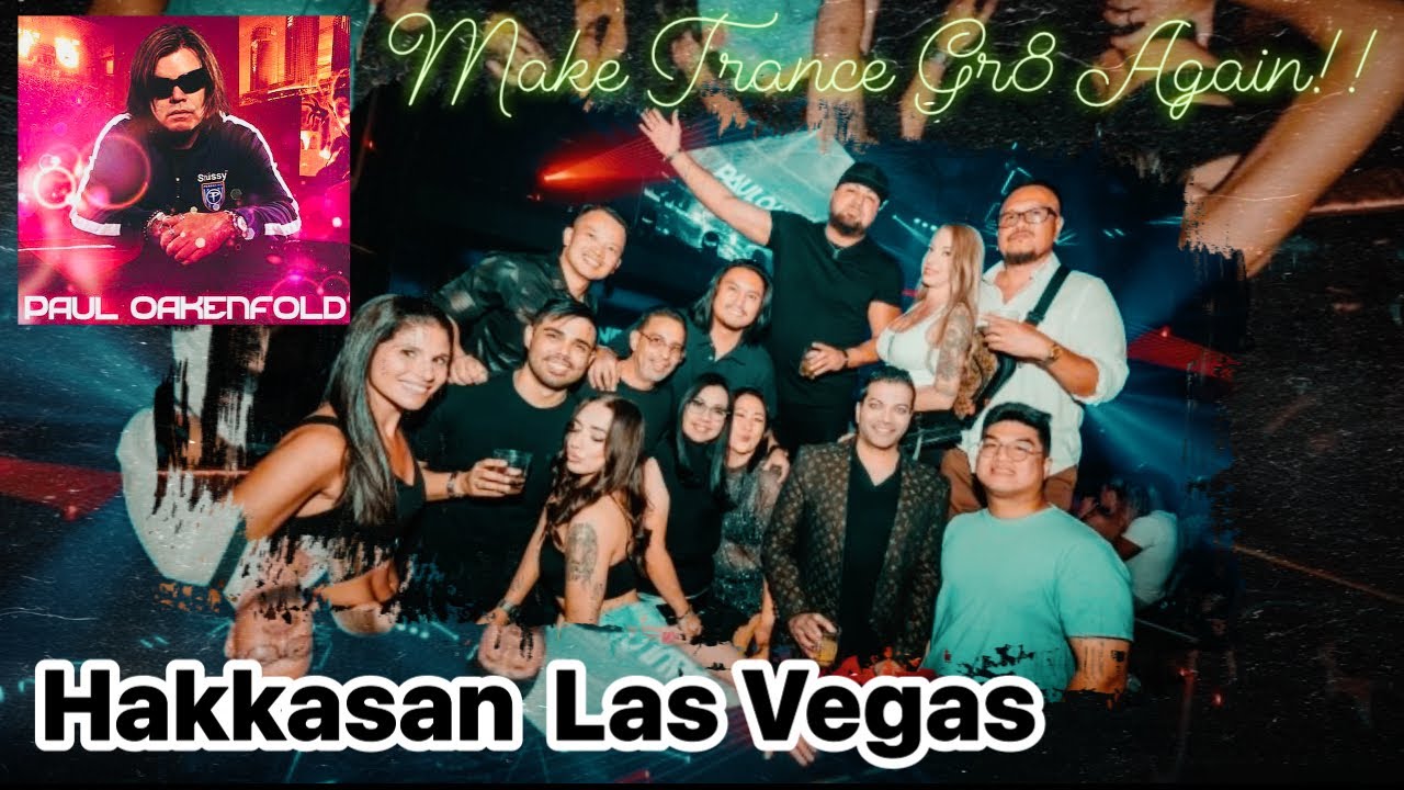 Paul Oakenfold @ Hakkasan Nightclub Las Vegas - The CLASSIC TRANCE King - Best VIP Bottle Services!!