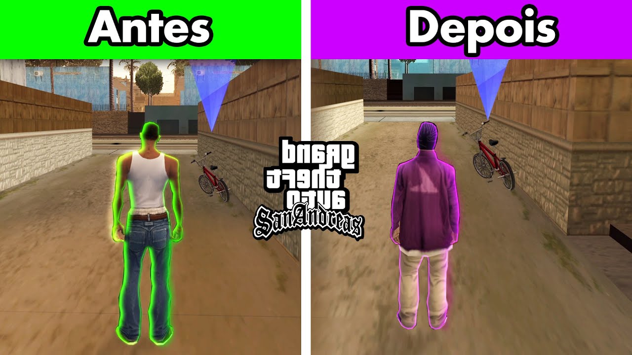 O GTA SAN ANDREAS AO CONTRÁRIO! (Nova história com os BALLAS)