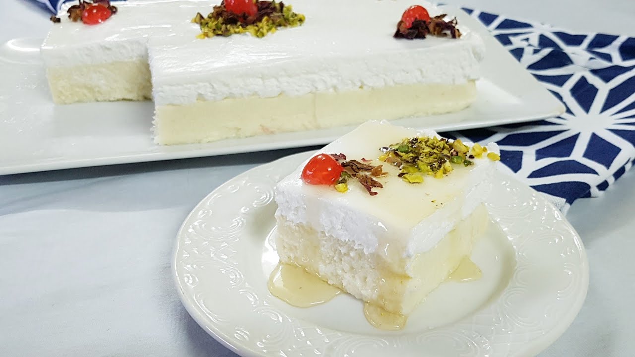 لو عندك لتر حليب ودقيق سميد إعملى ليالى لبنان
