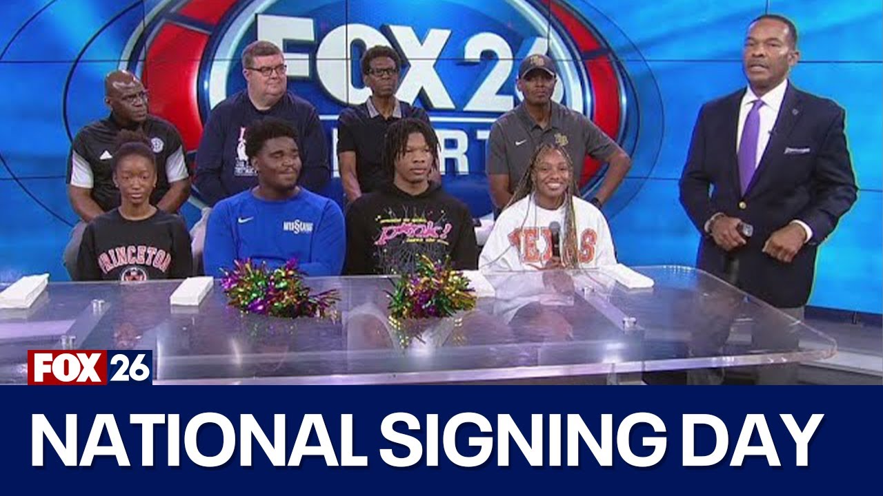 Houston-area athletes on National Signing Day!