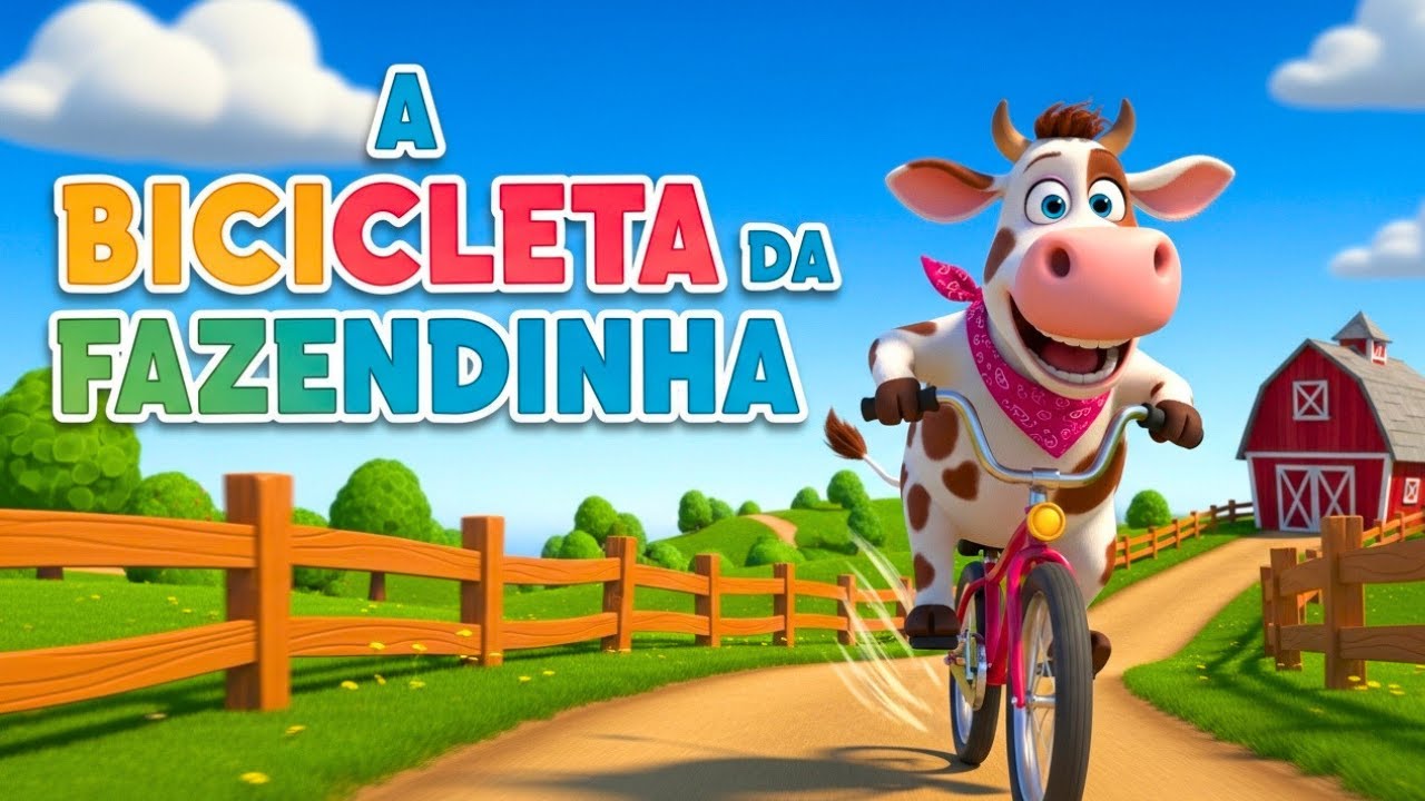A Bicicleta da Fazendinha 🚲🐮 | Música Infantil Divertida