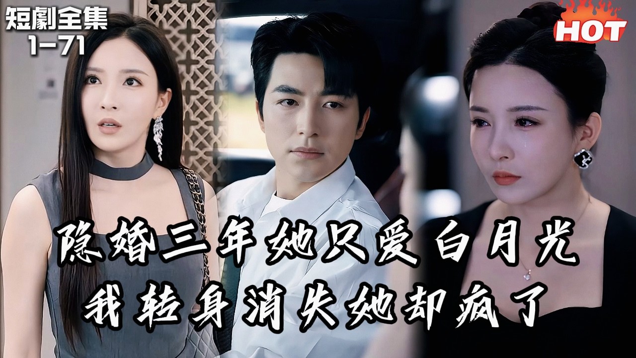 Multi |男頻最新短劇🔥隱婚三年她只愛白月光，丈夫車禍瀕死求救她卻掛斷十通電話──離婚那天他人間蒸發，她跪地痛哭求回頭！丨逐风月寻他丨追夫火葬场