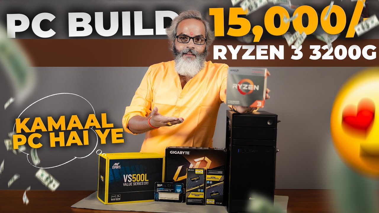 Rs 15,000/- 🔥 PC Build Ryzen 3 3200G Processor 🔥 Full PC Build Guide