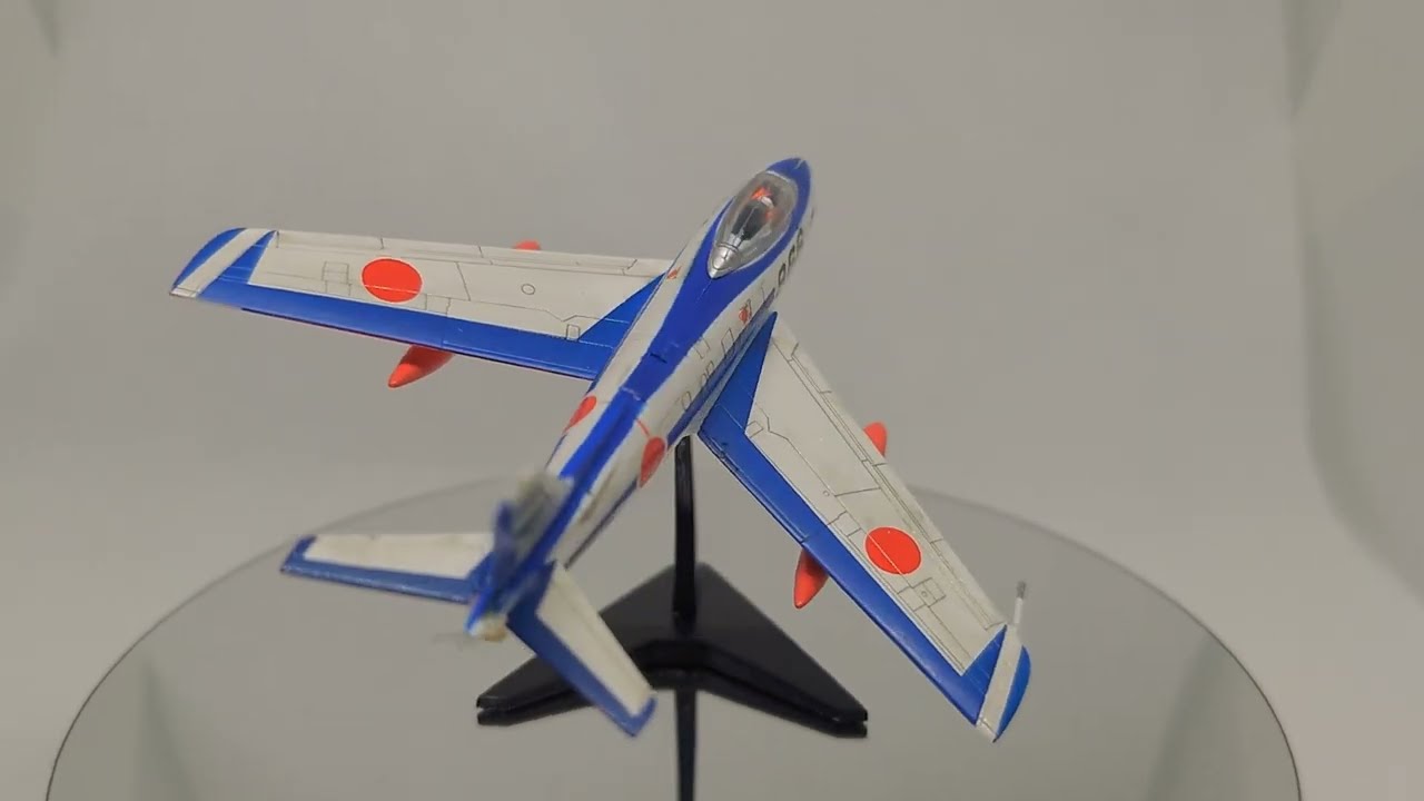 【食玩】あの日の、ブルーインパルス F86F 後期塗装 1964年～1981年 その２