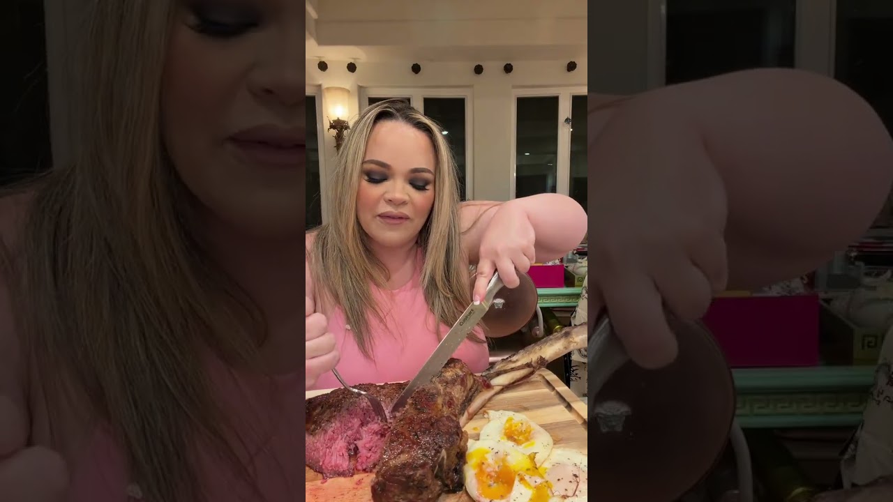 👨‍🍳 @Moses идеальный муж готовит идеальный стейк томагавк 🥩 #trishapaytas #short