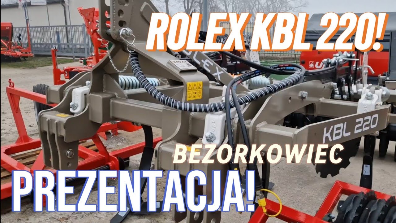 Prezentacja agregatu bezorkowego ROLEX KBL 220 ROLMECH