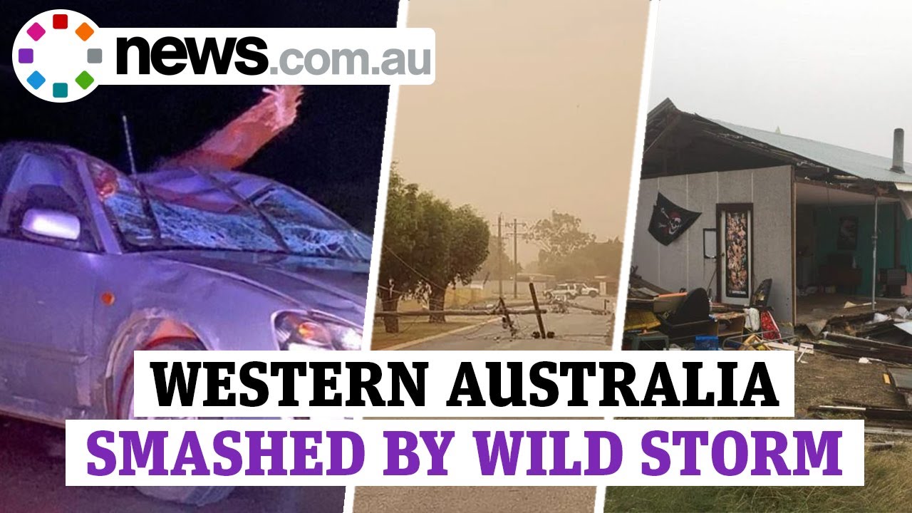 Западная Австралия пострадала от сильного шторма.
