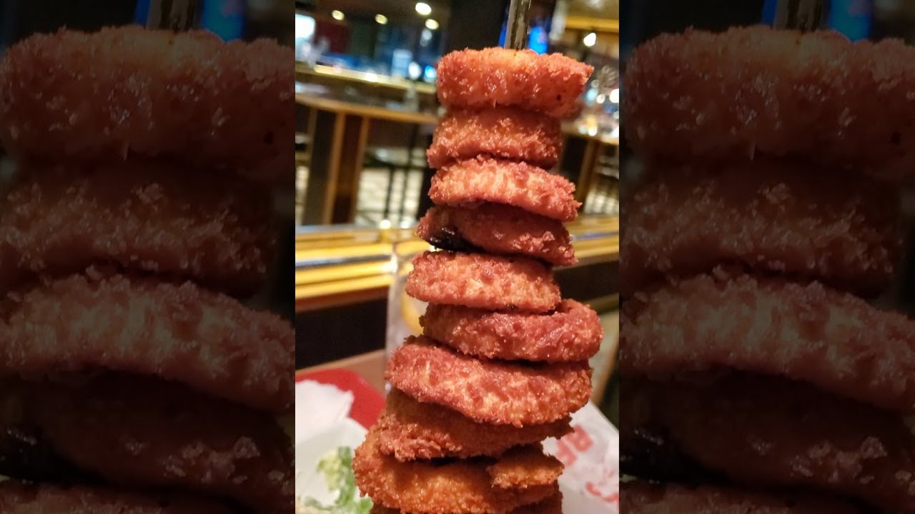 MASSIVE Onion Ring Tower at Red Robins