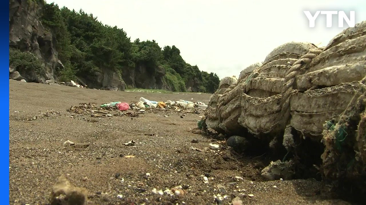 쓰레기에 낙서까지...멍들어가는 황우치 해변 / YTN