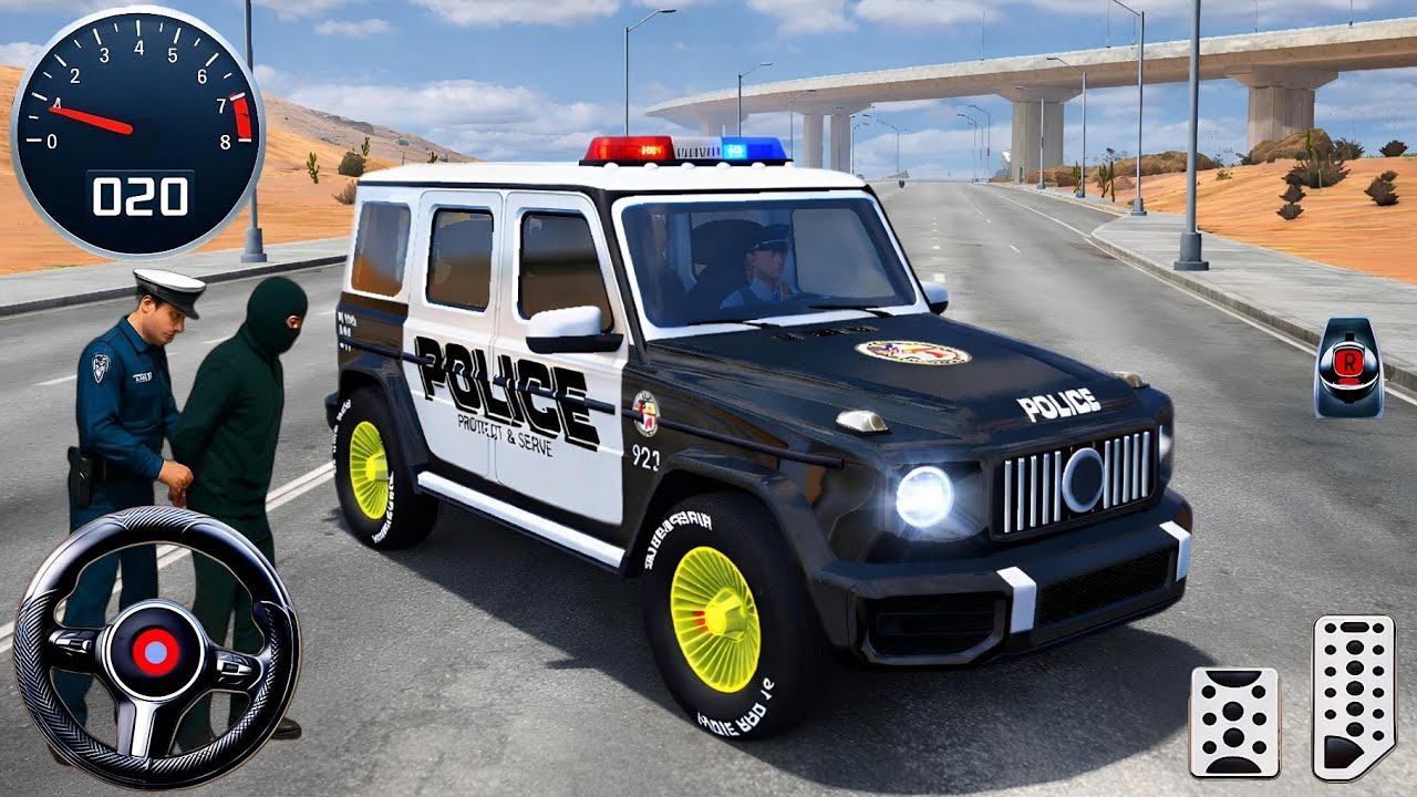 Police Car Chase Simulator 2026 - Extreme Highway Patrol Chase 3D - Android GamePlay