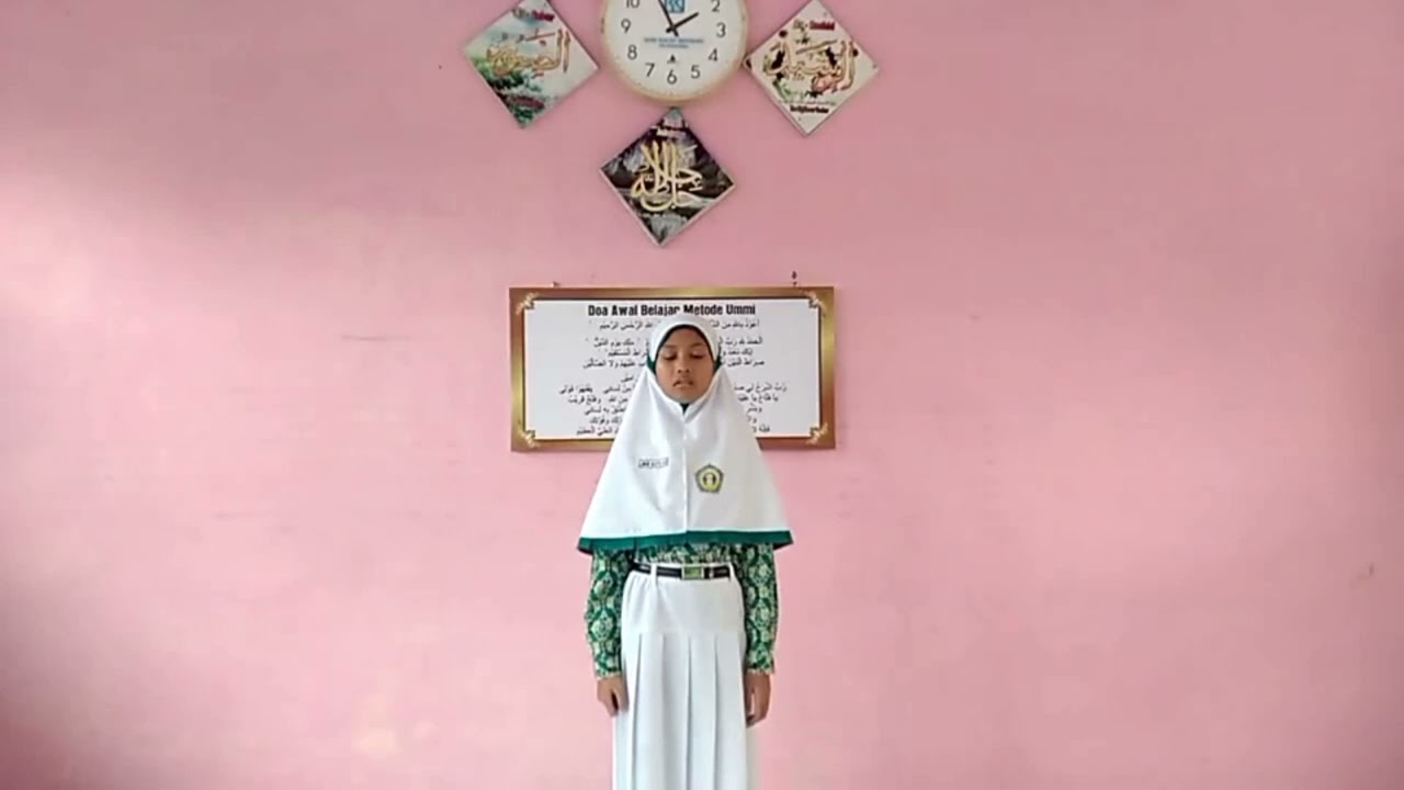 PIDATO BAHASA ARAB - MI NASY'ATUL ULUM BALENREJO - JIHAN ULAYYA MADIHA HUSNA
