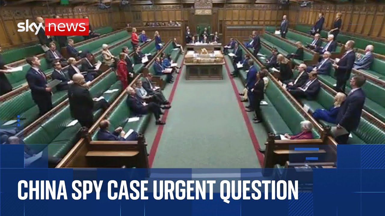 Urgent Question in the Commons about China spy case