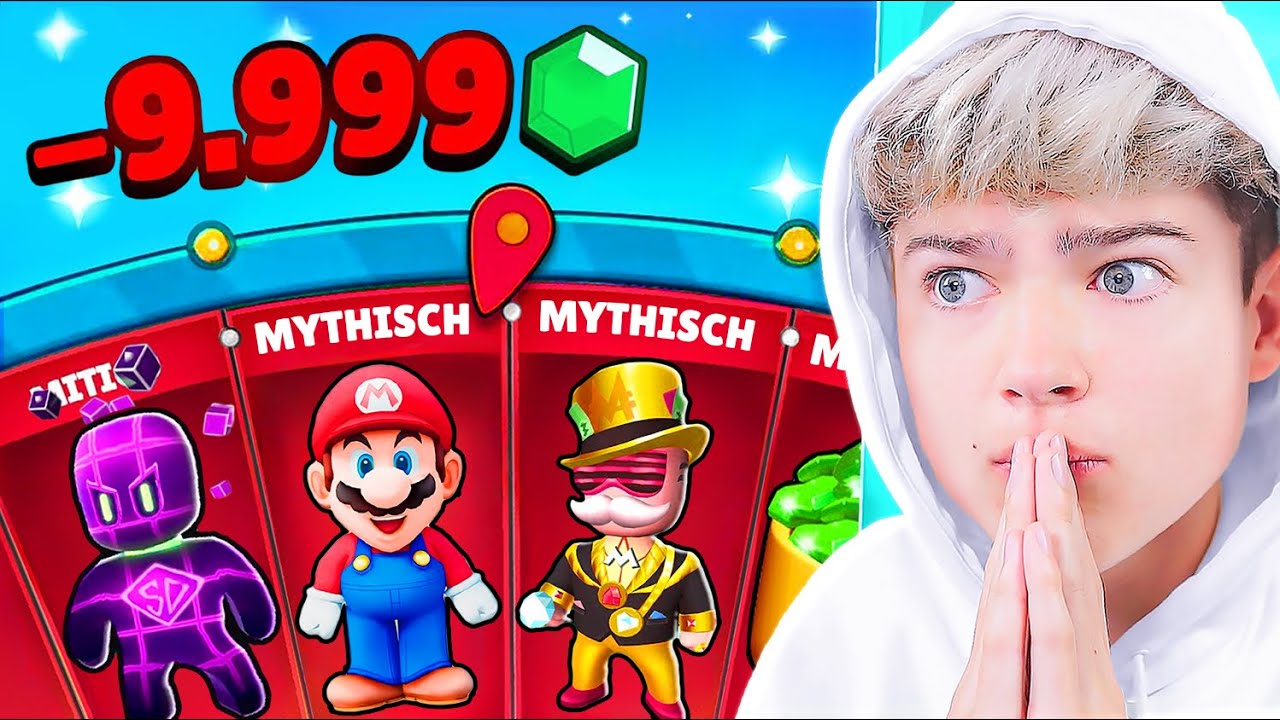 Ich DREHE Am 10.000€ GLÜCKSRAD und bekam das... in Stumble Guys!