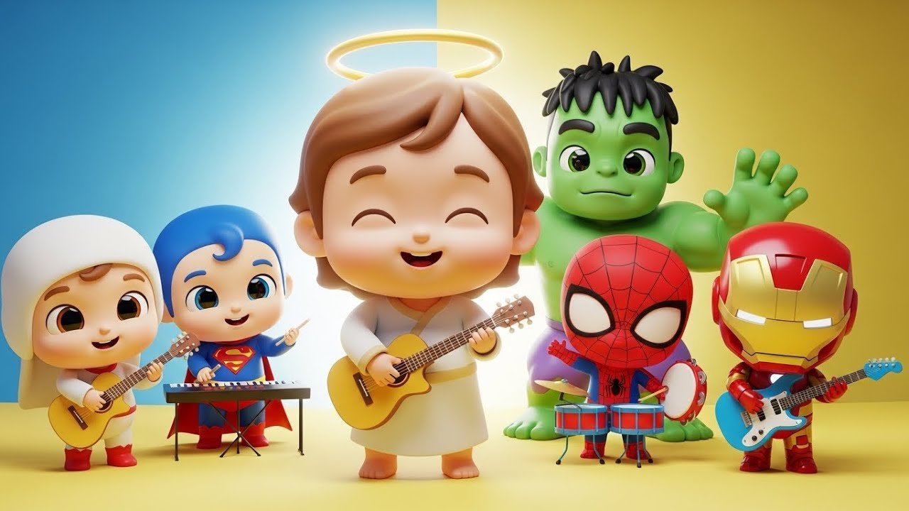 Música Infantil Cristã com Jesus e Seus Amigos | Louvor para Crianças – Emika Kids