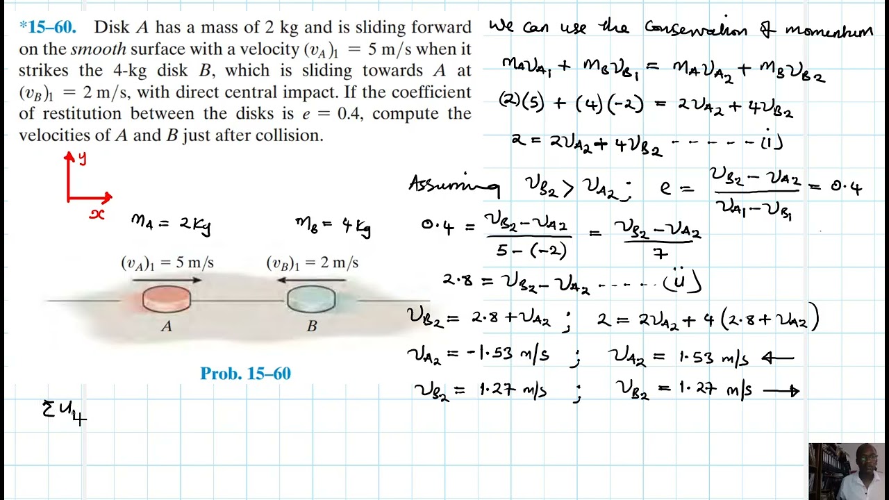 15–60 Kinetics of a Particle: Impulse and Momentum (Chapter 15: Hibbeler Dynamics) Benam Academy