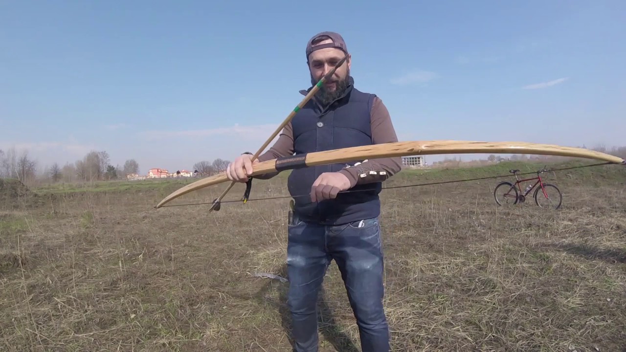 Английский длинный лук / English longbow (луки 35, 40 и 100 lb от мастерской Upperwood)