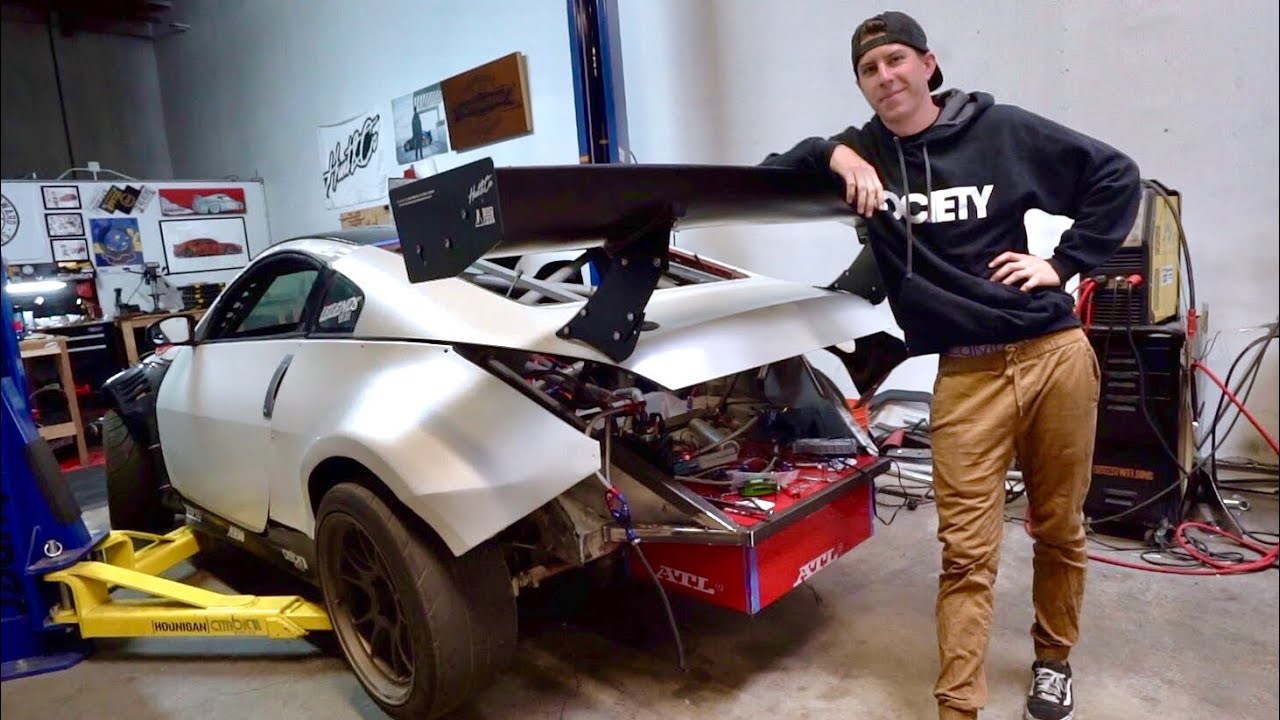 350Z GETS THE BIGGEST WING POSSIBLE!
