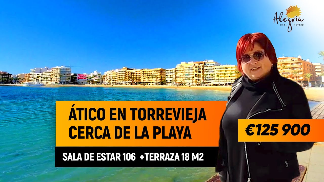 Ático en Torrevieja cerca de la playa. Viviendas en España de inmobiliaria  Alegria