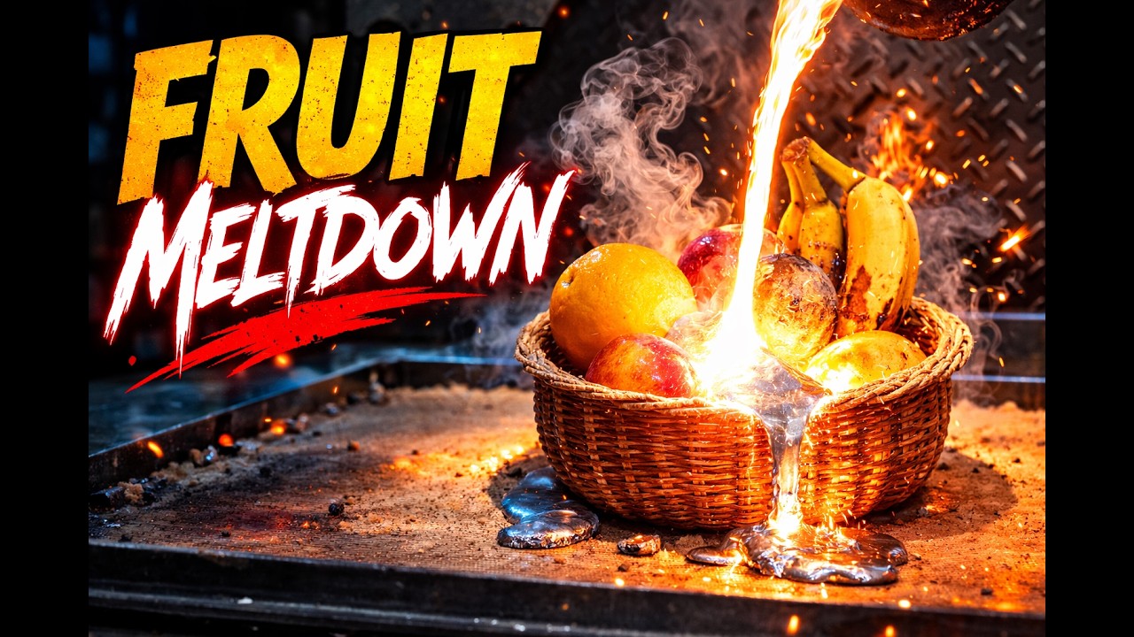 Molten Metal vs Fruit Basket (and 4 More Objects)