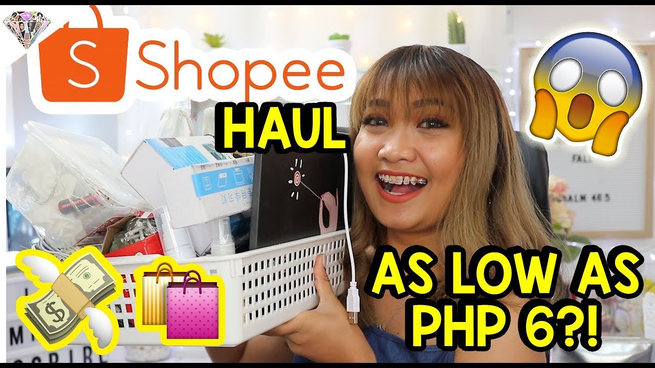 AS LOW AS PHP 6?! SHOPEE HAUL | ANDAMI TE! | MAE LAYUG 2018