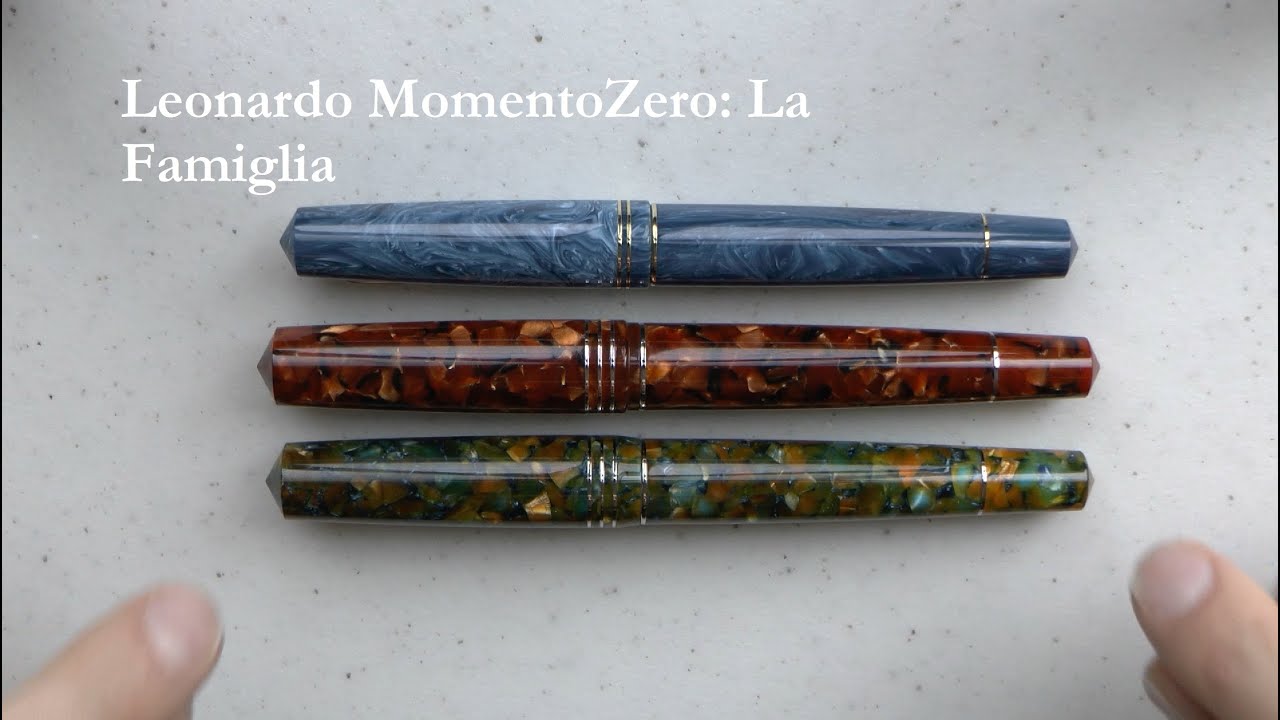 Fountain Pen Shootout Leonardo MomentoZero La Famiglia