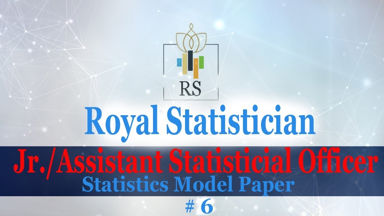 Statistics Model paper I Statistical Officer I  Numerical Question on Correlation & Regression #6