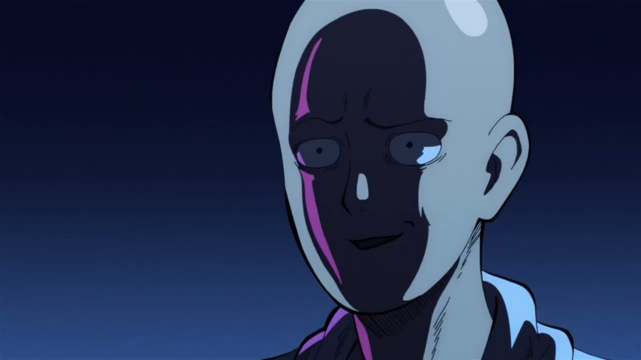 Saitama tricks Fubuki to pay for his meal   One Punch Man S3 Episode 2 1080p