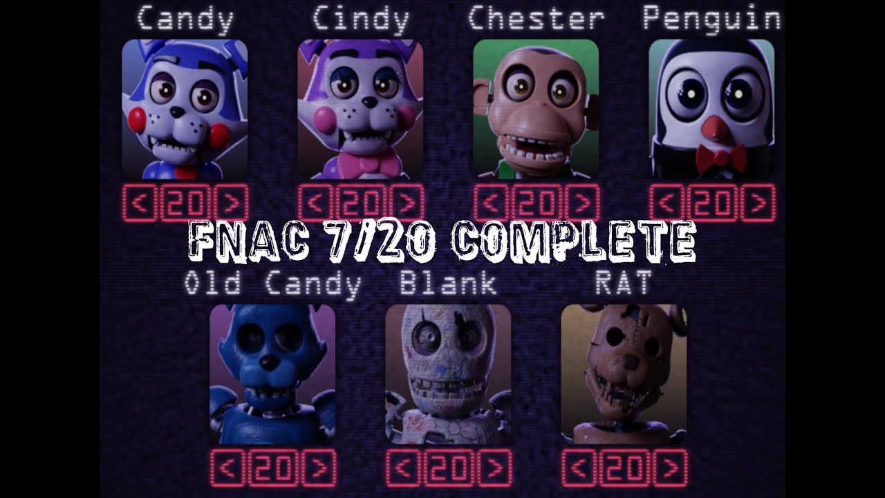 Five Nights at Candy's Remastered: 7/20 Complete