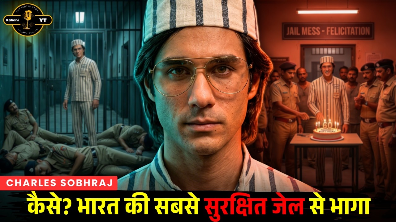 TIHAR JAIL ESCAPE STORY | सिर्फ एक केक से तिहाड़ जेल ब्रेक कर गया ये कातिल | Charles Sobhraj