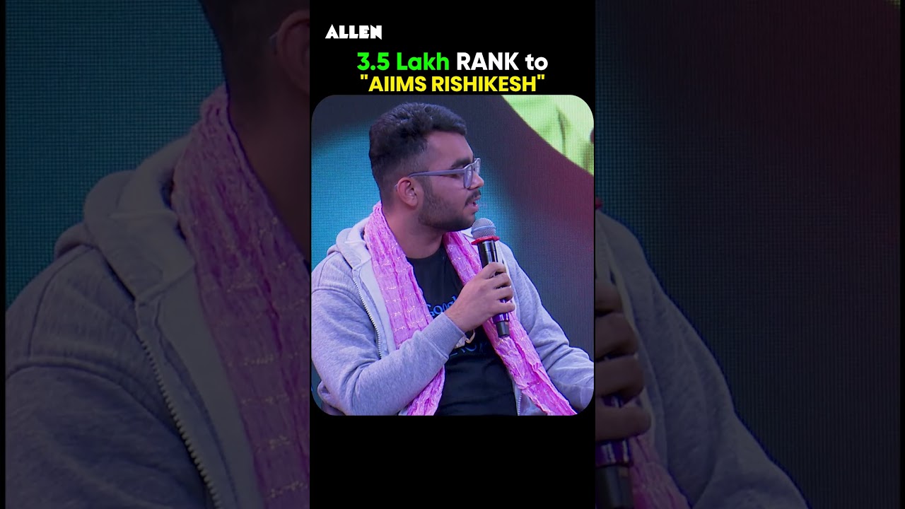 Can a 3.5 Lakh NEET Ranker Get AIIMS Rishikesh? 😱 #shorts